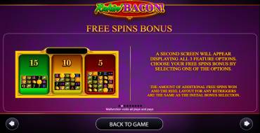 Rakin' Bacon: Tiradas gratuitas y/o re-giros