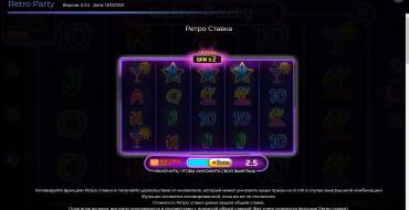 Retro Party: Apuesta de bonificación