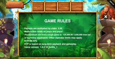 Return of Kong Megaways: Reglas
