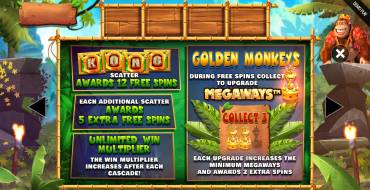 Return of Kong Megaways: Tiradas gratuitas y/o re-giros