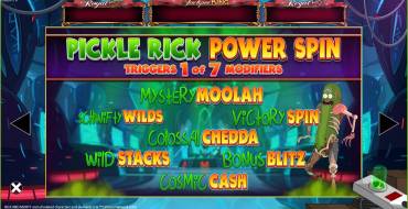 Rick and Morty Wubba Lubba Dub Dub Jackpot King: Características únicas