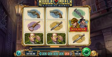 Riddle Reels: A Case of Riches: Interfaz
