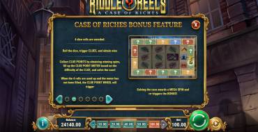 Riddle Reels: A Case of Riches: Juego de bonificación