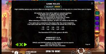 Rise of Giza: Reglas