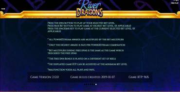 River Dragons: Reglas