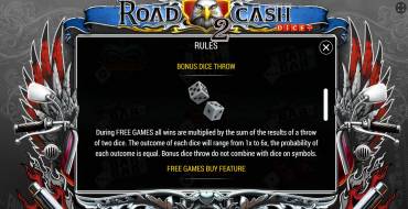 Road 2 Cash Dice: Juegos de bonificación