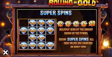 Rolling in Gold: Tiradas gratuitas y/o re-giros