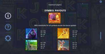 Rumble Rhino Megaways: Tabla de pagos