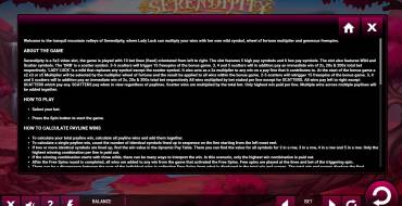 Serendipity: Reglas