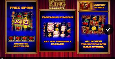 Shining King Megaways: Máquina tragaperras
