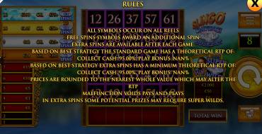 Slingo Da Vinci Diamonds: Reglas