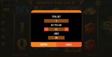 Snatch the Gold: Apuesta
