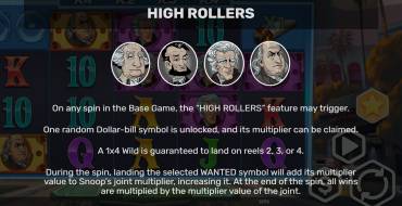Snoops High Rollers: Características únicas