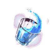 Soju Bomb: Símbolo de disparo (azul)