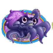 Space Goonz: Símbolo del monstruo morado