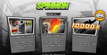 Spinman: Características únicas