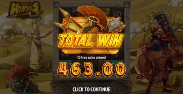 Strength of Hercules: Ganancias