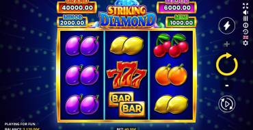 Striking Diamond: Interfaz