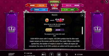 Stunning Crown Cash Mesh Ultra: Juegos de bonificación
