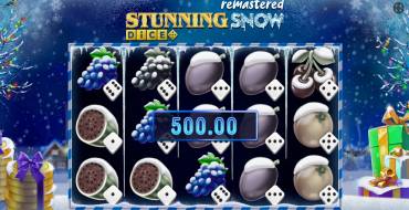 Stunning Snow Remastered Dice: Ganancias