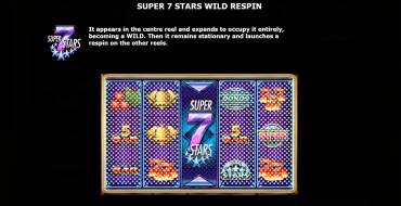 Super 50 Stars: Tiradas gratuitas y/o re-giros