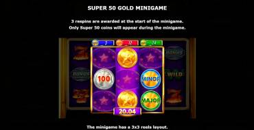 Super 50 Stars: Juegos de bonificación