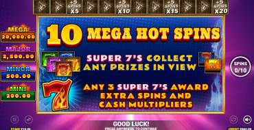 Super 7 Winner: Tiradas gratuitas y/o re-giros
