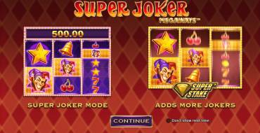 Super Joker Megaways: Máquina tragaperras