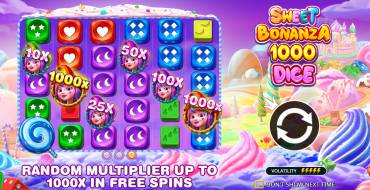 Sweet Bonanza 1000 Dice: Características únicas