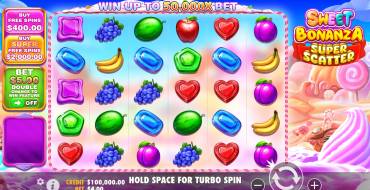 Sweet Bonanza Super Scatter: Máquina tragaperras