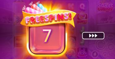 Sweet Gummy: Tiradas gratuitas y/o re-giros