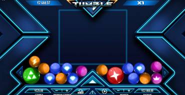 Techno Tumble: La pantalla principal