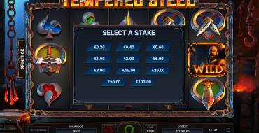 Tempered Steel: Apuesta