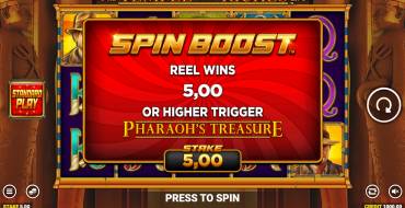 Temple of Riches: Spin Boost: Características únicas