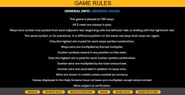 Thundering Buffalo: Reglas
