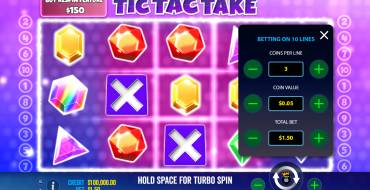Tic Tac Take: La apuesta