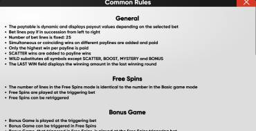 Tiger Gems: Hold and Win: Reglas