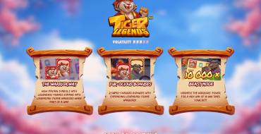 Tiger Legends: Características únicas