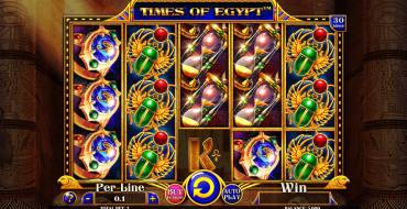 Times Of Egypt: Máquina tragaperras