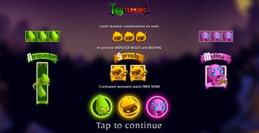 Tiny Terrors!: Máquina tragaperras