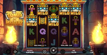 Tomb of Mystery: Giros gratis