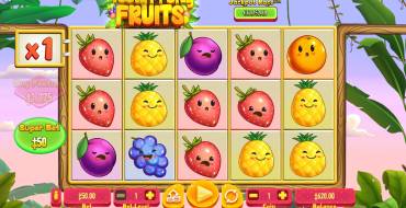 Tooty Fruity Fruits: La pantalla del juego