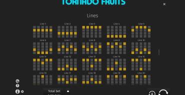 Tornado Fruits: Líneas