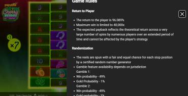Toxic Cherry Pop: Reglas