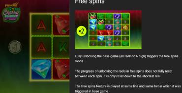 Toxic Cherry Pop: Tiradas gratuitas y/o re-giros