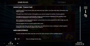 Treasure Vault: Reglas