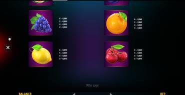 Triple Fruit Deluxe Megaways: Tabla de pagos