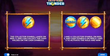 Tropical Thunder: Máquina tragaperras