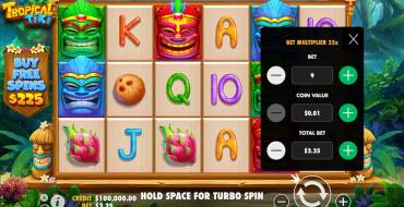 Tropical Tiki: Apuesta