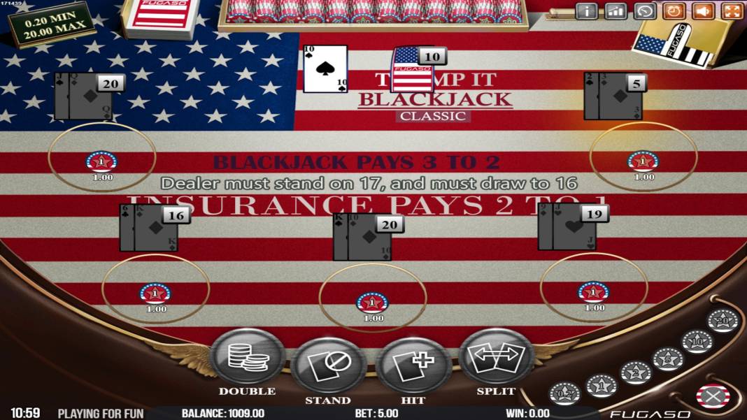 Trump It Blackjack en línea